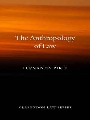cover image of The Anthropology of Law